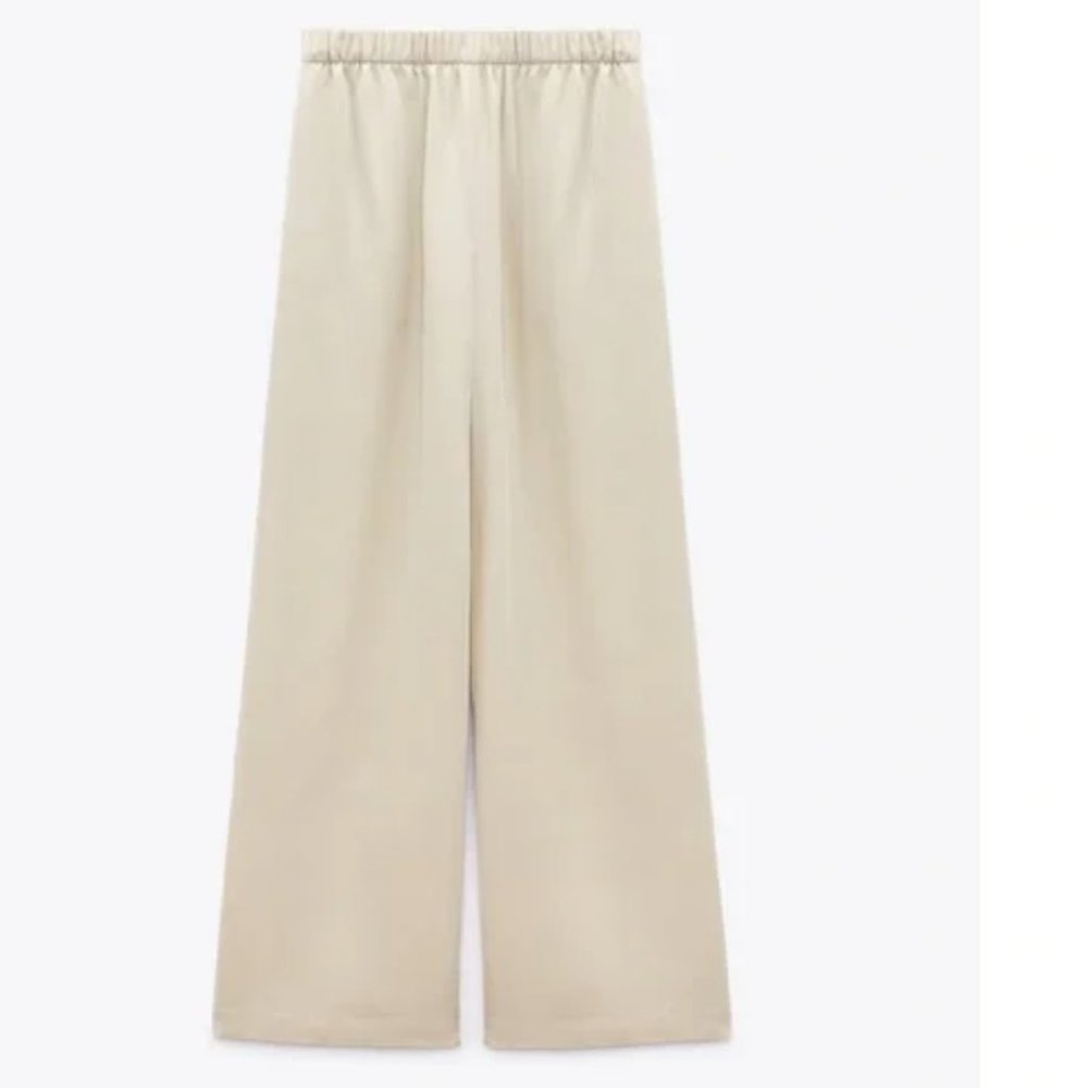 NWT Zara fluid pants beige - Picture 7 of 7